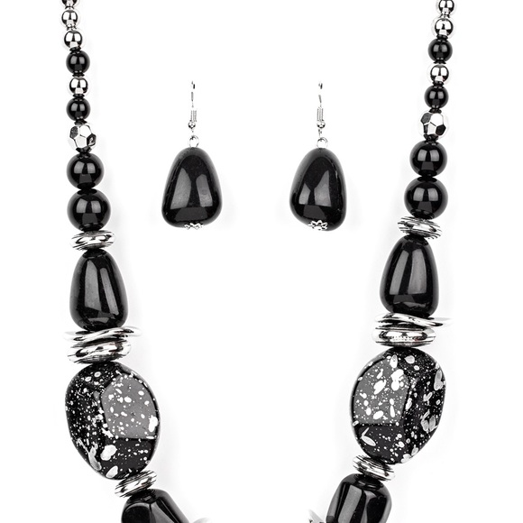 Collier Blockbuster Paparazzi Indompté - Multicolore, Chaîne En Cuivre, Pendentif Tribal